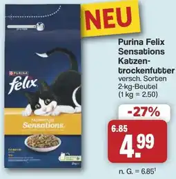 Famila Nord West Purina Felix Sensations Katzentrockenfutter Angebot