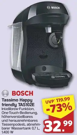 Famila Nord West BOSCH Tassimo Happy friendly TAS102E Angebot
