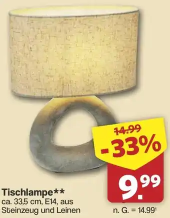 Famila Nord West Tischlampe Angebot