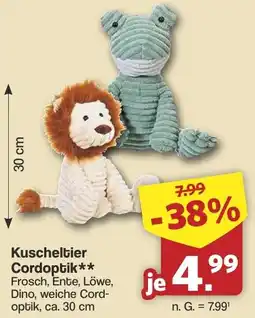 Famila Nord West Kuscheltier Cordoptik Angebot