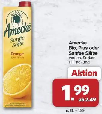 Famila Nord West Amecke Bio, Plus oder Sanfte Säfte Angebot