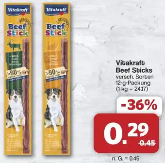 Famila Nord West Vitakraft Beef Sticks Angebot