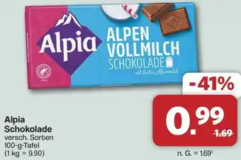 Famila Nord West Alpia Schokolade Angebot