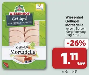 Famila Nord West Wiesenhof Geflügel Mortadella Angebot