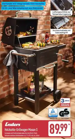 Aldi Nord Enders Holzkohle-Grillwagen Mason S Angebot