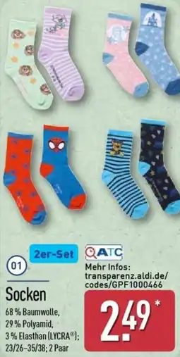 Aldi Nord Socken Angebot