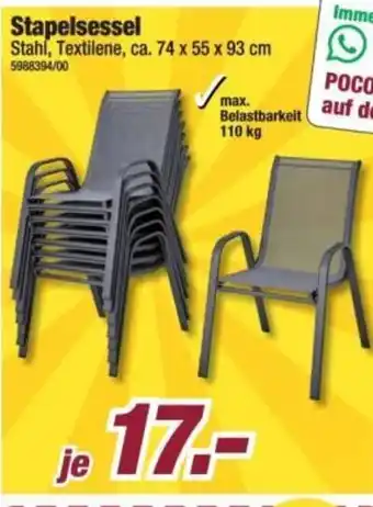 Poco Stapelsessel Angebot