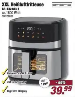 Poco emerio XXL Heißluftfritteuse Angebot