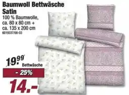 Poco Baumwoll Bettwäsche Satin Angebot