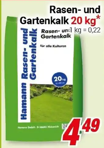 CENTERSHOP Rasen und Gartenkalk Angebot