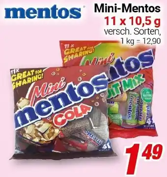 CENTERSHOP Mini-Mentos Angebot