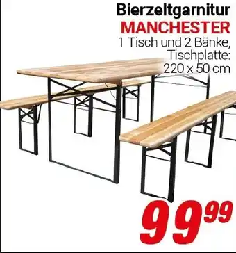 CENTERSHOP Bierzeltgarnitur MANCHESTER Angebot