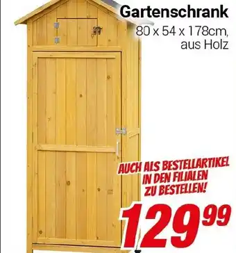 CENTERSHOP Gartenschrank Angebot