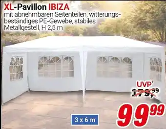 CENTERSHOP XL-Pavillon IBIZA Angebot
