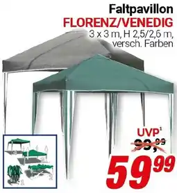 CENTERSHOP Faltpavillon FLORENZ/VENEDIG Angebot