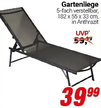 CENTERSHOP Gartenliege Angebot