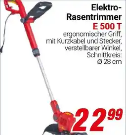 CENTERSHOP Elektro- Rasentrimmer E 500 T Angebot