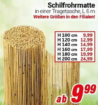 CENTERSHOP Schilfrohrmatte Angebot