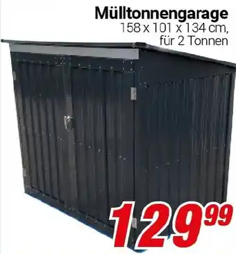 CENTERSHOP Mülltonnengarage Angebot