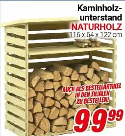 CENTERSHOP Kaminholz unterstand NATURHOLZ Angebot