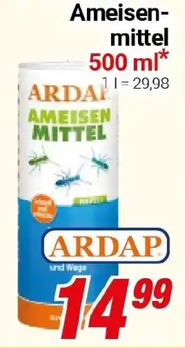 CENTERSHOP ARDAP Ameisenmittel Angebot