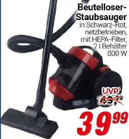 CENTERSHOP Beutelloser- Staubsauger Angebot