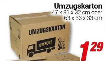 CENTERSHOP Umzugskarton Angebot