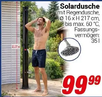 CENTERSHOP Solardusche Angebot