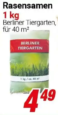 CENTERSHOP Rasensamen Angebot