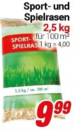 CENTERSHOP Sport- und Spielrasen Angebot
