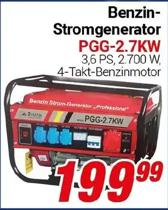 CENTERSHOP Benzin- Stromgenerator PGG-2.7KW Angebot