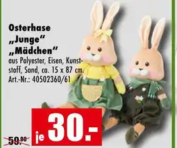 Möbel Mahler Osterhase „junge“ „mädchen“ Angebot