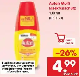 Netto Marken-Discount Autan Multi Insektenschutz Angebot