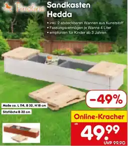 Netto Marken-Discount Pinolino Sandkasten Hedda Angebot
