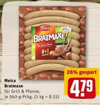 REWE City Meica Bratmaxe 560g Angebot