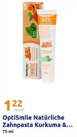 Action OptiSmile Natürliche Zahnpasta Kurkuma & Angebot