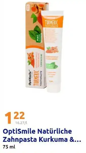 Action OptiSmile Natürliche Zahnpasta Kurkuma & Angebot
