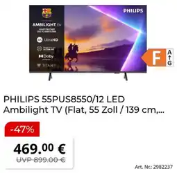 MediaMarkt PHILIPS 55PUS8550/12 LED Ambilight TV (Flat, 55 Zoll / 139 cm Angebot