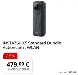 MediaMarkt INSTA360 X5 Standard Bundle Actioncam, WLAN Angebot