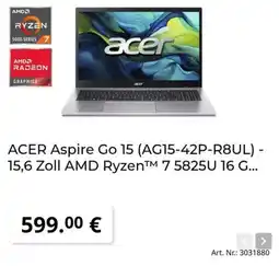 MediaMarkt ACER Aspire Go 15 (AG15-42P-R8UL) Angebot