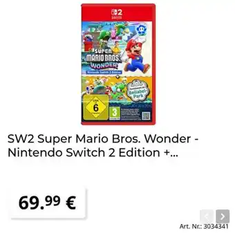 MediaMarkt SW2 Super Mario Bros. Wonder - Nintendo Switch 2 Edition + Angebot