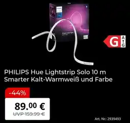 MediaMarkt PHILIPS Hue Lightstrip Solo 10 m Smarter Kalt-Warmweiß und Farbe Angebot