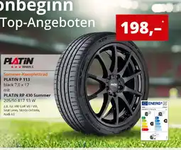 Reifen1+ PLATIN Sommer-Komplettrad PLATIN P 113 Angebot