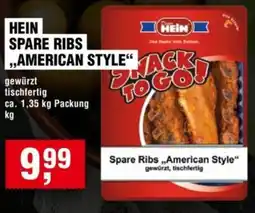 Handelshof Hein spare ribs ,,american style" Angebot
