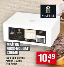 Handelshof Maître nuss-nougat creme Angebot