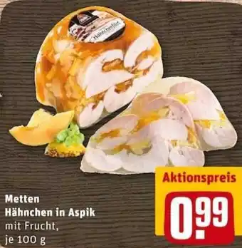 REWE City Metten Hähnchen in Aspik 100g Angebot