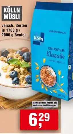 Handelshof Kölln müsli Angebot