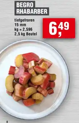 Handelshof Begro rhabarber Angebot