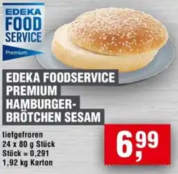 Handelshof Edeka foodservice premium hamburger brötchen sesam Angebot