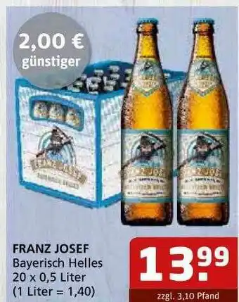 Getränke Quelle Franz Josef Bayerisch Helles Angebot